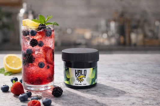 THC Berry Spritzer: Muddled, Fizzy, and Ready in 2 Minutes