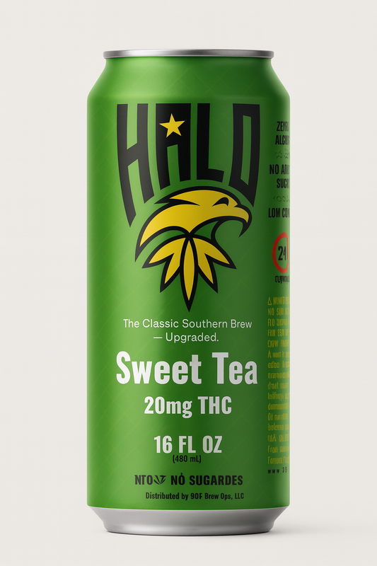 HALO Sweet Tea 4 Pack: 20mg THC/can