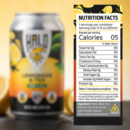 HALO HALF TEA/HALF LEMONADE (ARNOLD PALMER)