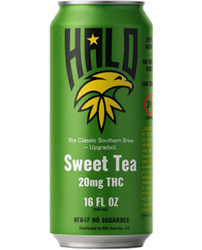 HALO Sweet Tea 4 Pack: 20mg THC/can